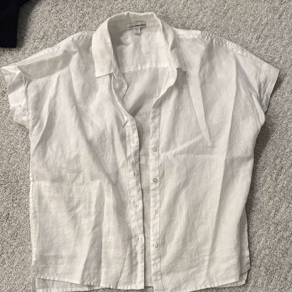 White Button-Up Shirt